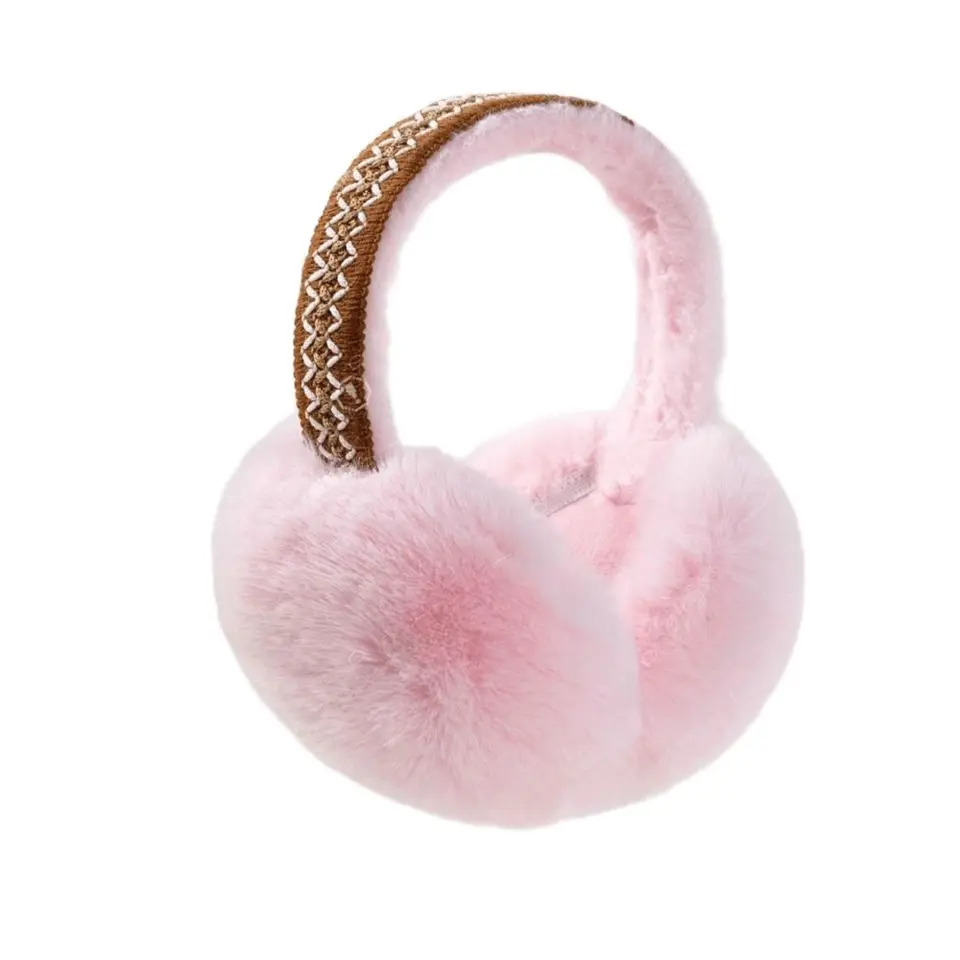 Winter Warm Foldable Earmuffs Thickened Cold Protection Folding Ear Warmer Antifreeze Faux Fur EarMuffs For Women Men Outdoor 251024CJ