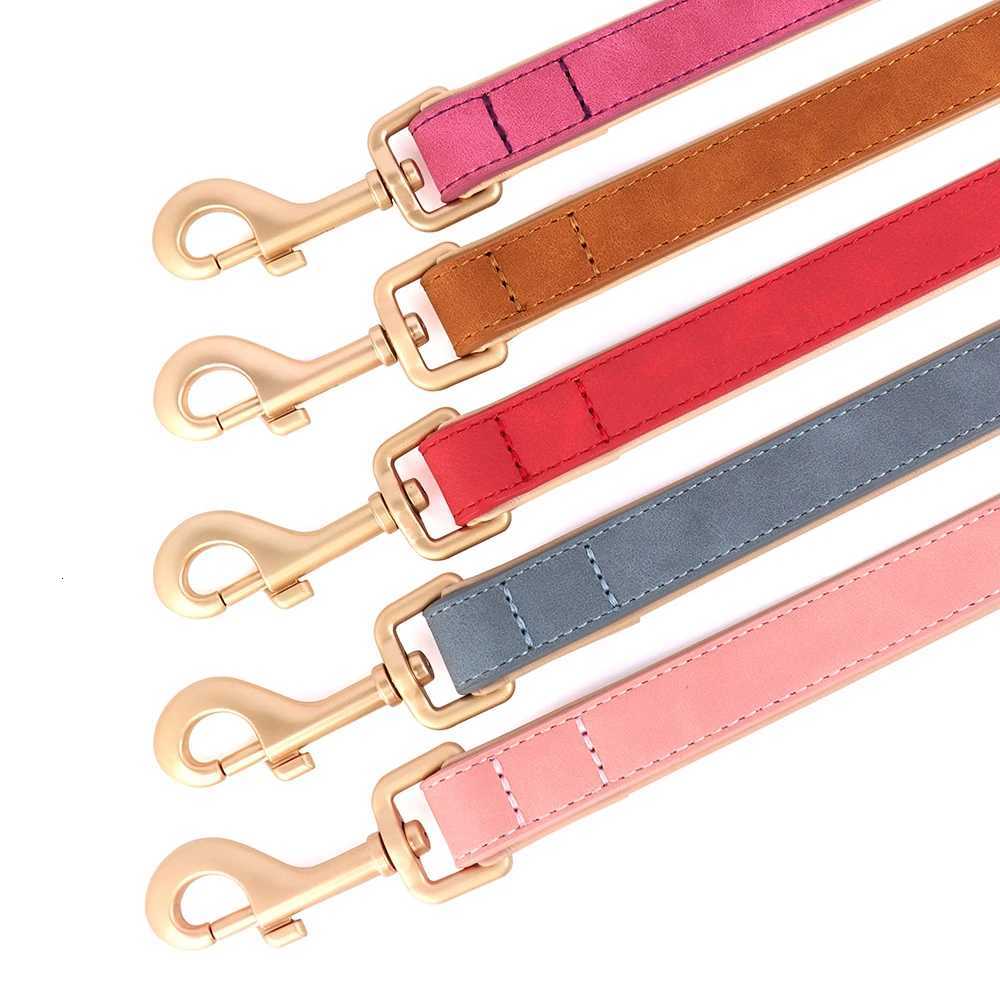 120cm Pet Dog Leash Soft PU Leather Padded Handle Dogs Lead Leash for Dog Walking Training German Shepherd Golden Retriever C251031
