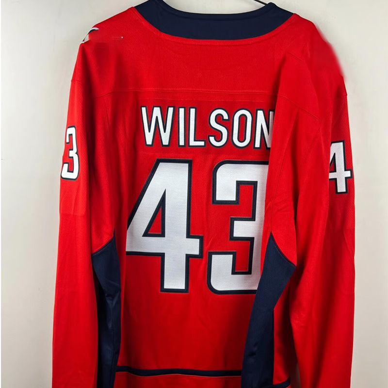 Personalized Custom Alexander Ovechkin Hockey Jersey Tom Wilson TJ Oshie Design Embroidery Number Name Letang Mens Womens Youth Stitch