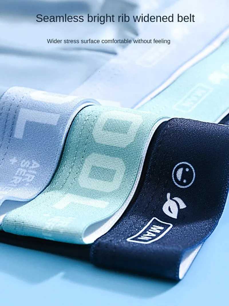 Mens Panties Sexy Underwear Thin Boxershorts Ice Silk Boxer Ropa Interior Hombre Calzoncillos Breathable Male Underpants L6XLT251031