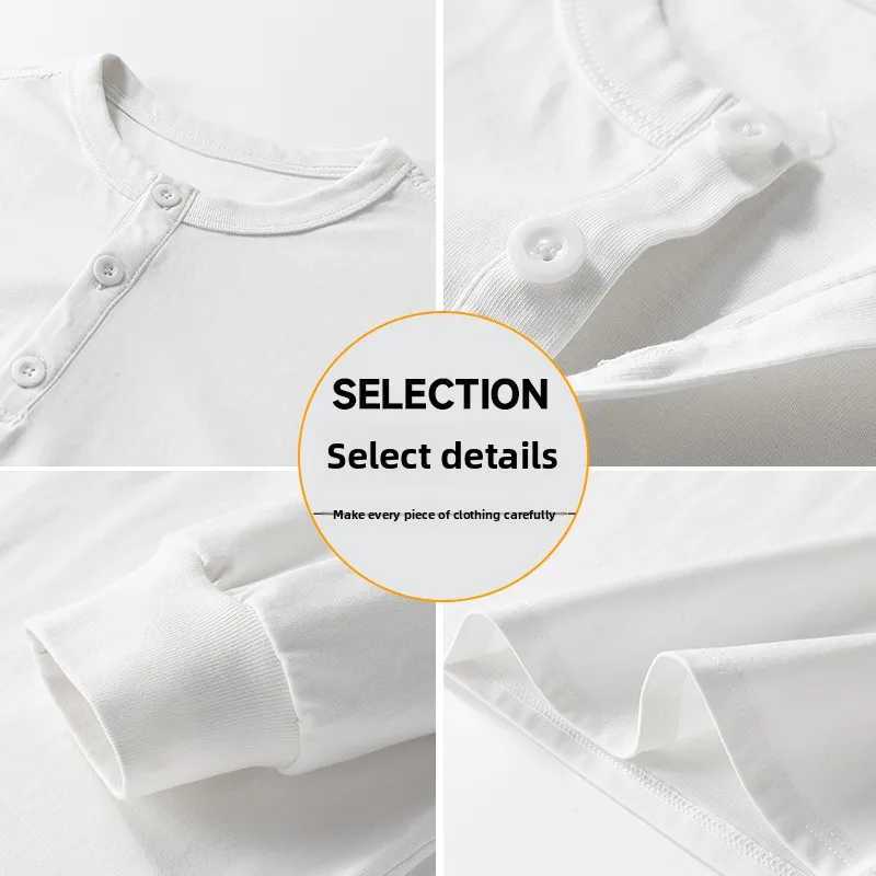 Top Grade 100 Washed Cotton Henley Neck New Streetwear Fashion Casual Breathable Sport Trendy Pullover Hoodies Sweatshirts J251021