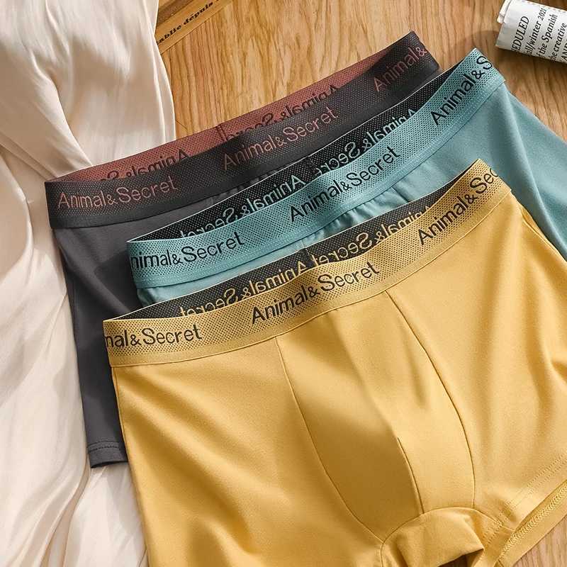 1Pcs Underwear Mens Boxer Shorts Sexy Panties Cotton Boxers Man Underpants Male Shorts Homme U Convex Lingerie Free ShippingT251031