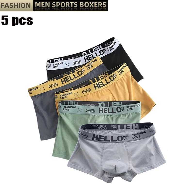 5Pcs Mens Underwear Male Boxers Sexy Underpants Comfortable Breathable Fashion Boys Panties Underwear Boxershorts MenT251031