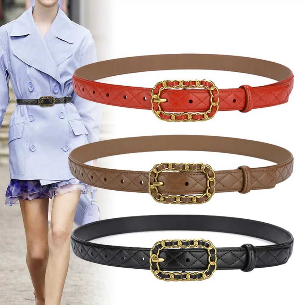 Women Belts Many Colurs Optional Genuine Leather Fashion Womens Pin Buckle Belt 23cm Wide Female Accessories 2022 FSA299W251030
