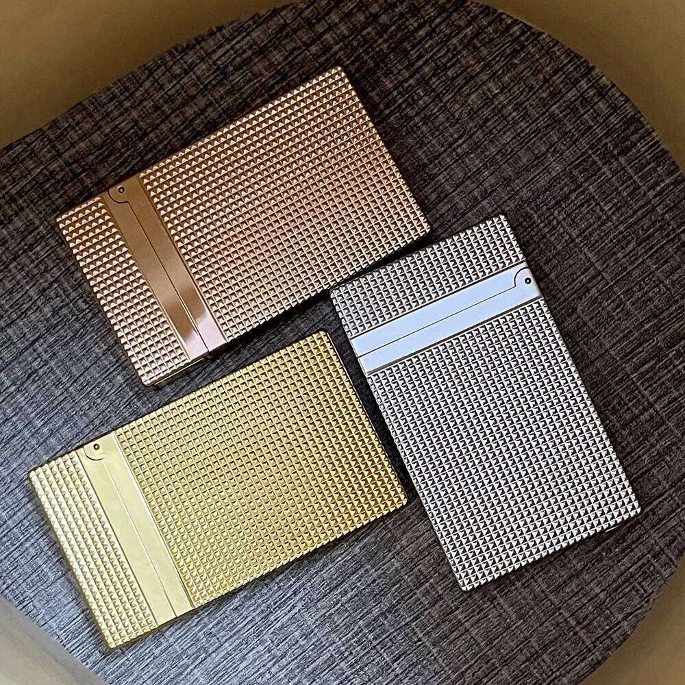 Lighter Engraved Clear Sound Special Cigarette Smoking Accessories Cigar ST D Lighter Gadgets Butane Gas Men Gifts High-Quality