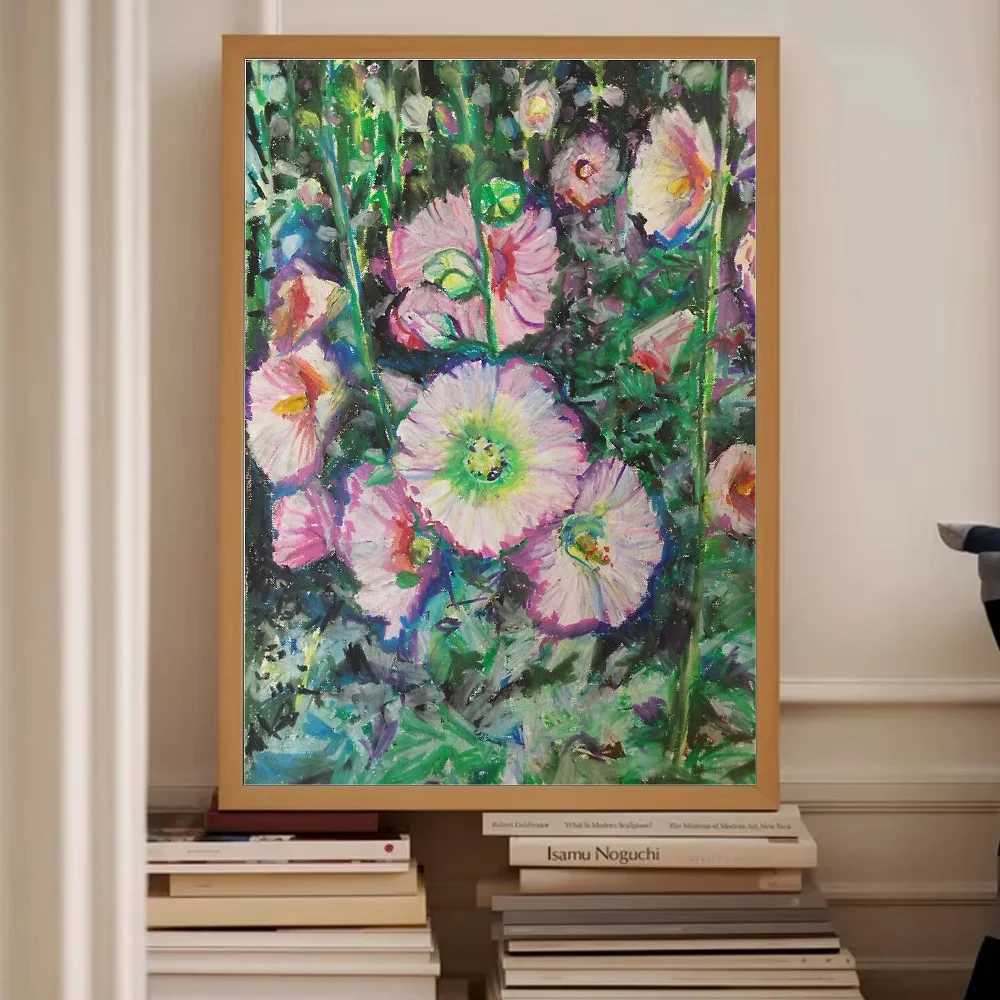 Floral Canvas Wall Art Flower Painting Botanical Decor Home Accent Living Room Picture Bedroom Art Colorful Print Modern Artwork C251031
