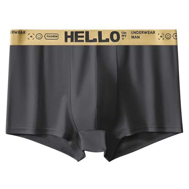 5Pcspack Mens Underwear Male Boxers Sexy Underpants Comfortable Breathable Fashion Boys Panties Underwear Boxershorts MenT251031