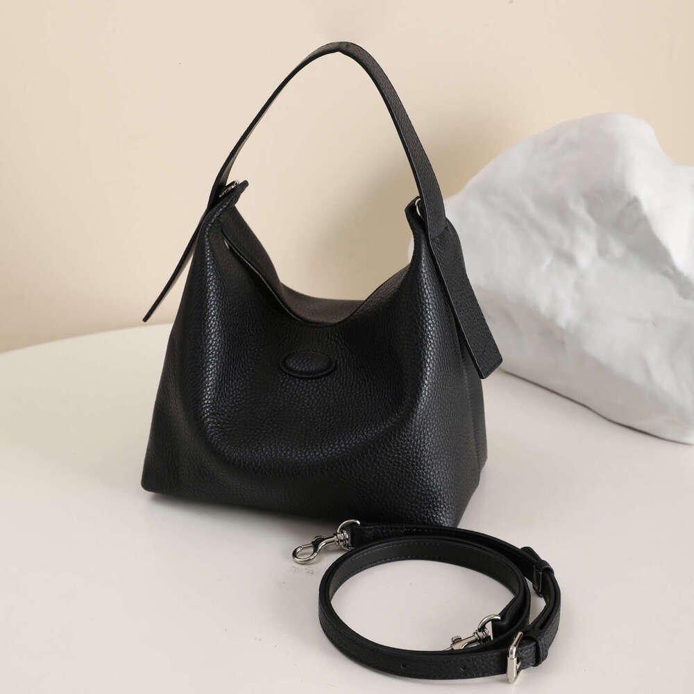 Luxury Bag Designer Niche Design Top Grain Leather Bucket For Women New Single Shoulder Crossbody Versatile Commuter Large Capacity S Bag