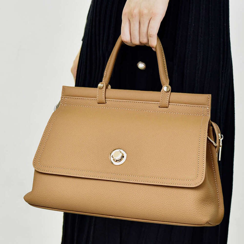 Luxury Bag Designer Genuine Leather Women S New Fashion Top Layer Cowhide Large Capacity Handbag Tote Bag