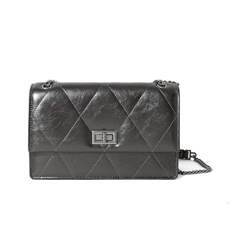 Luxury Bag Designer Autumn Winter Commuter Handbag Square Genuine Leather Women S Exquisite Small Single Shoulder Chain Crossbody Bag For
