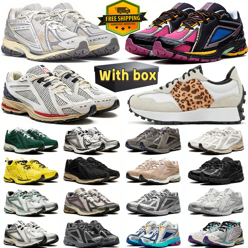 free shipping designer running shoes mens sneakers Triple White Black Leather woman Trainers Metallic Silver Outdoor Sneakers with box