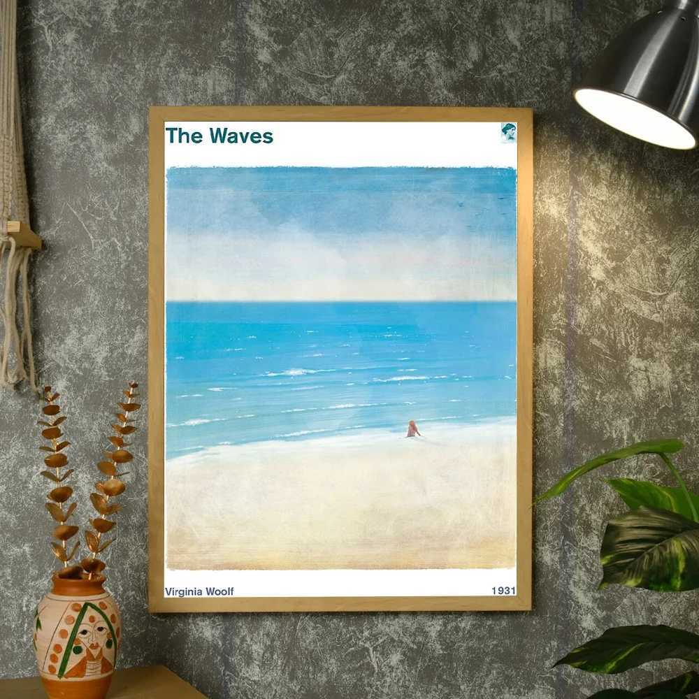 Coastal Canvas Wall Art Ocean View Decor Beach Sunset Print Seascape Painting Minimst Home Decor Tranquil Vibes Artistic Gift C251031