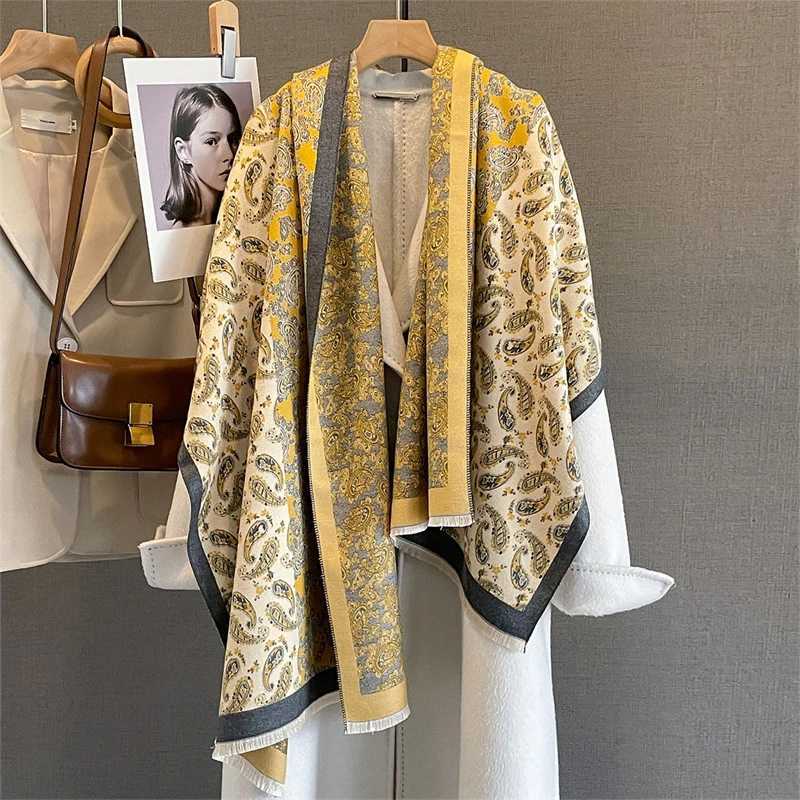 Cashmere Scarf for Women Thicken Warm Winter Blanket Female Luxury Quality Shawl Wrap Bufanda Poncho Echarpe Stoles C251031