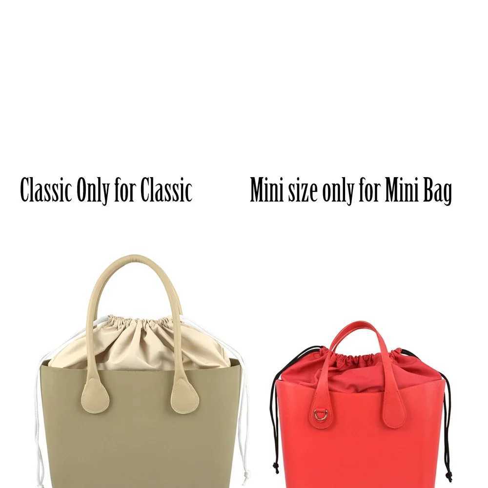 New Large Capacity Insert Inner bag for Big Mini Obag Classic Mini Drawstring Colorful Inner Microfiber Fabric for O Bag W251031