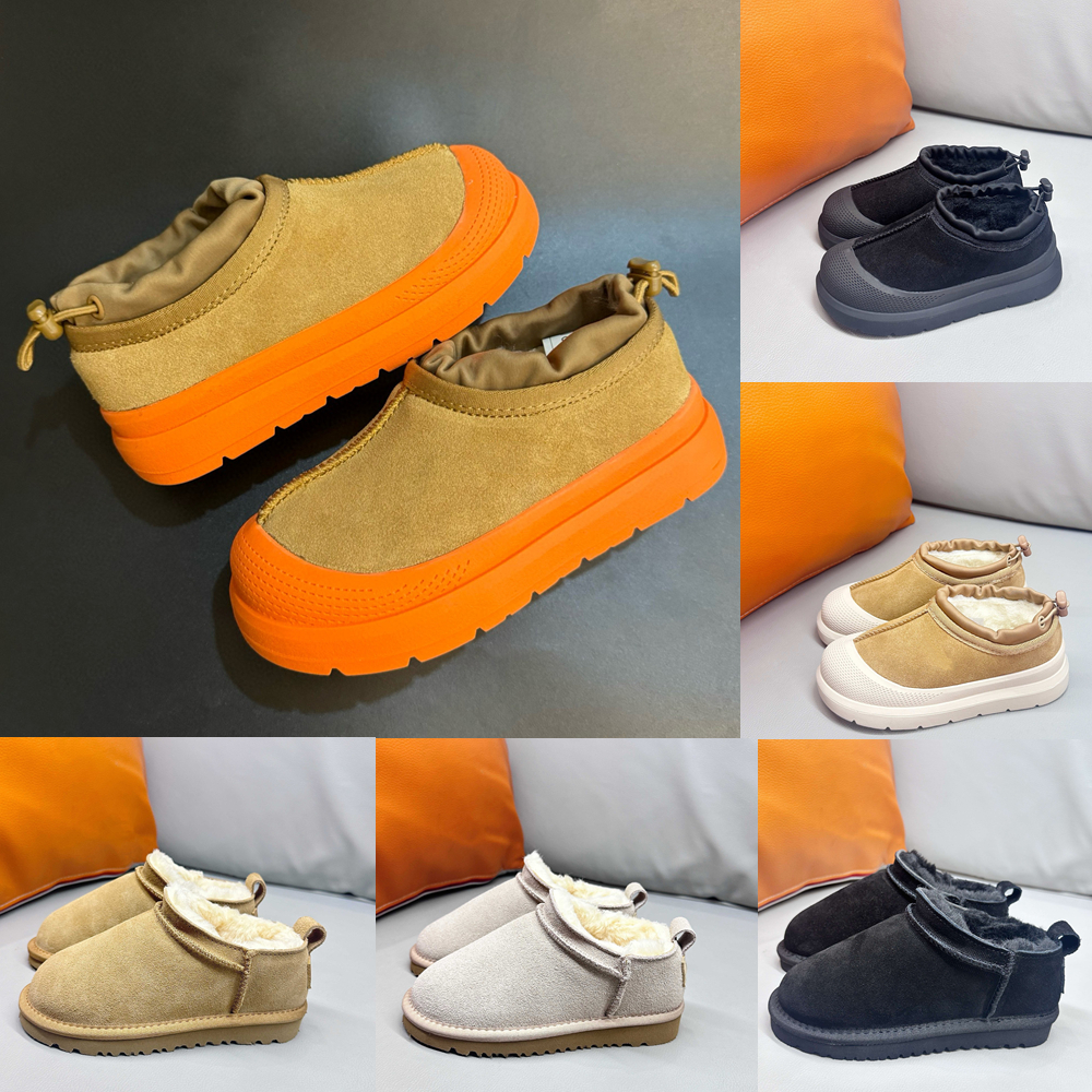 Kids Boots Kid Tasman Slippers Toddler Australia Snow Boot Children Shoes Winter Classic Ultra Mini Baby Boys Girls Ankle Booties Child Fur Suede Size 26-37