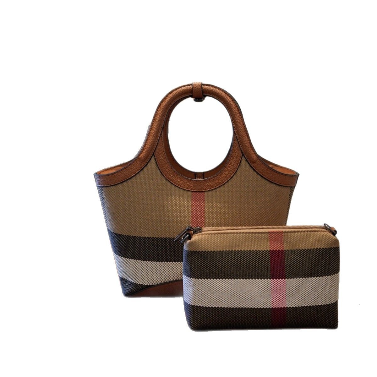 Canvas Luxury Bag Fashion Designer Bag Vegetable Blue Bag New Genuine Leather Crossbody Bag For Women Mother's Day Gift High-end Mother And Child