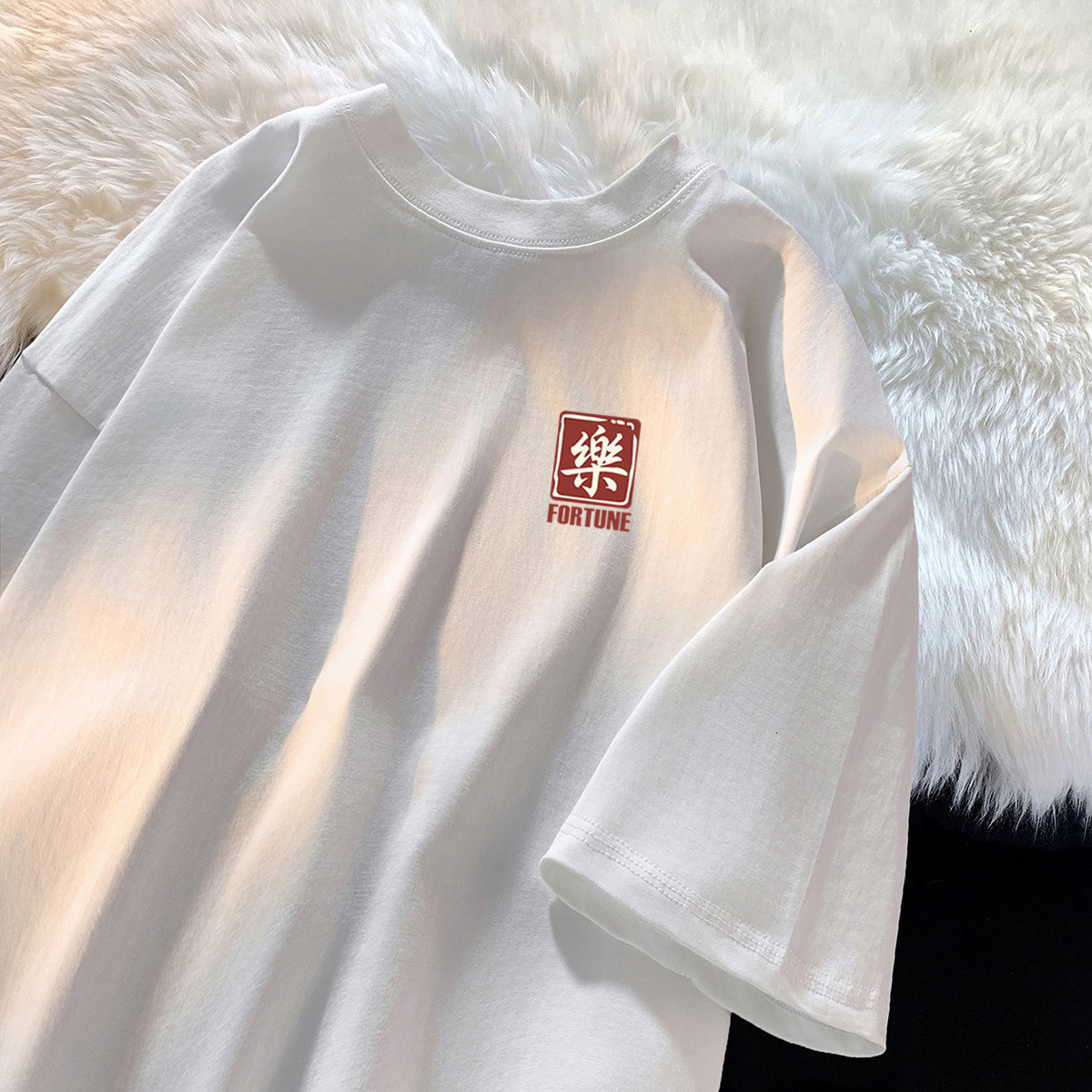 Summer Short Sleeve T-shirt For Men Designer T-shirt Versatile Simple Casual American Style Trendy Brand Pure Cotton Top Half Sleeve Tee