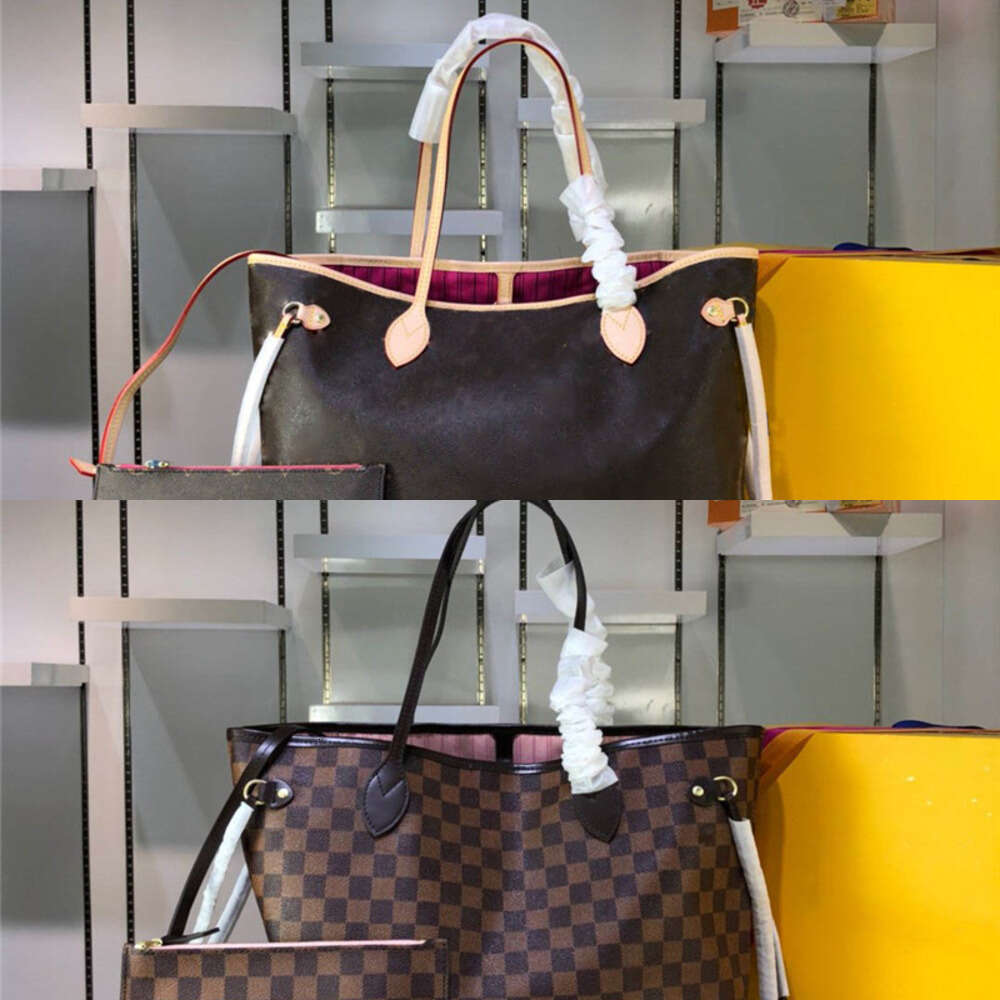 Designer Luxury Neverfu MM N51105 Ebene Damier AR3058 Womens Tote Bag