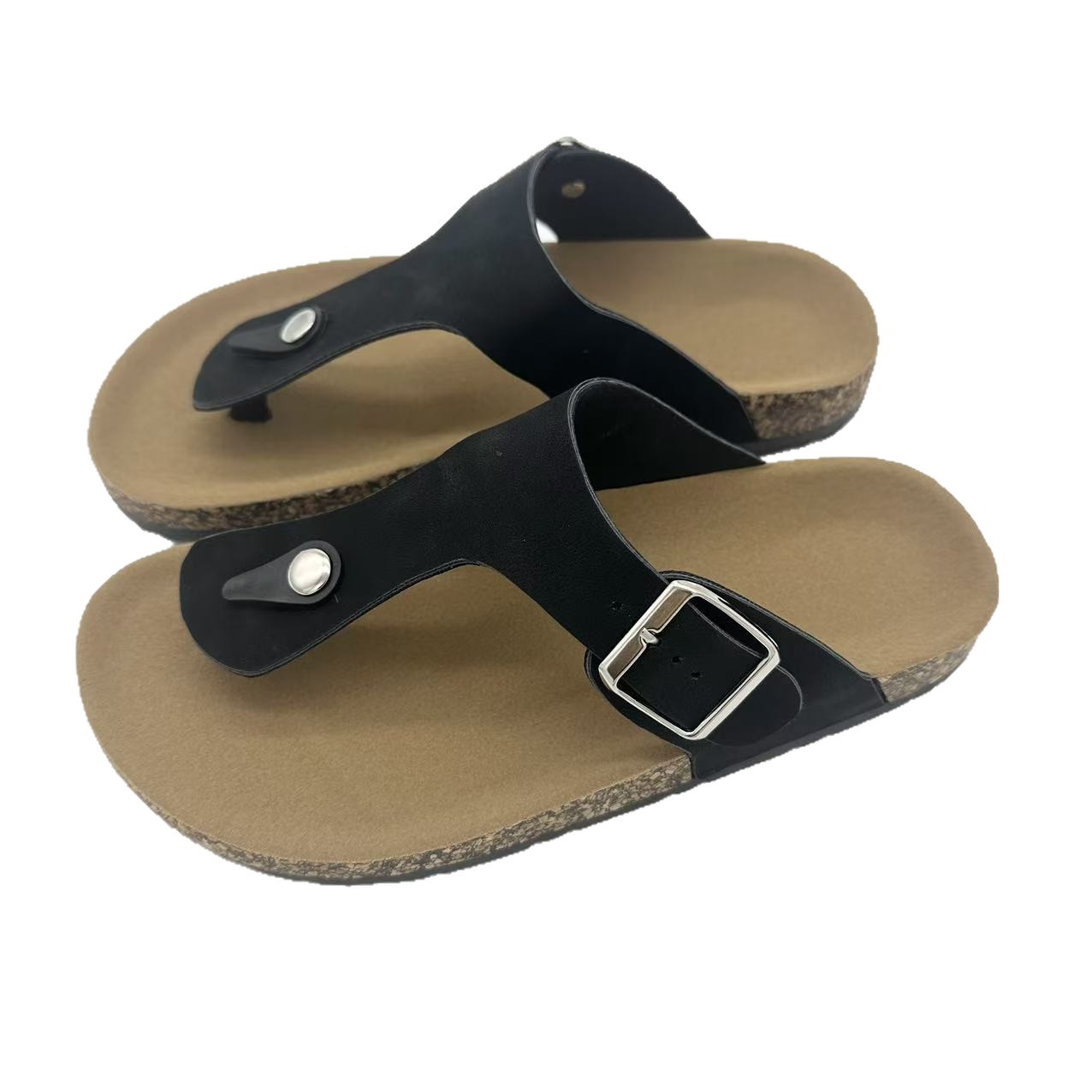 Shevalues New Design Cork Flip Flops Women Classic Footbed Sandals Fashion Comfort Home Shoes With Arch Support Soft Sole Slides Z250614