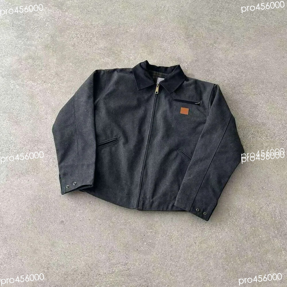 Carharretly Jackets Designer Sweatshirts Man Detroit Vintage Madera Wadded Padded Coat J97 Classic Coats Active Winter Hoodie Cotton Hoodies