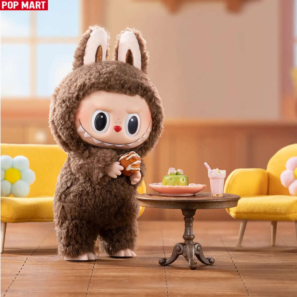 POP MART Cute plus doll Labubu v1 series blind box toy plus toy keychain Labubu blind box surprise gift box