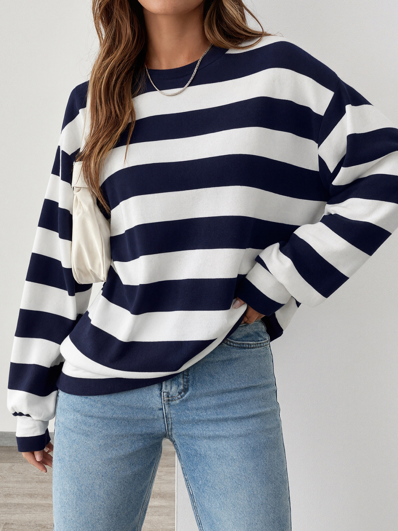 Autumn/Winter Collection: Ladies' Long-Sleeve Patterned Cardigan with Soft Touch Fabrication--CF56352