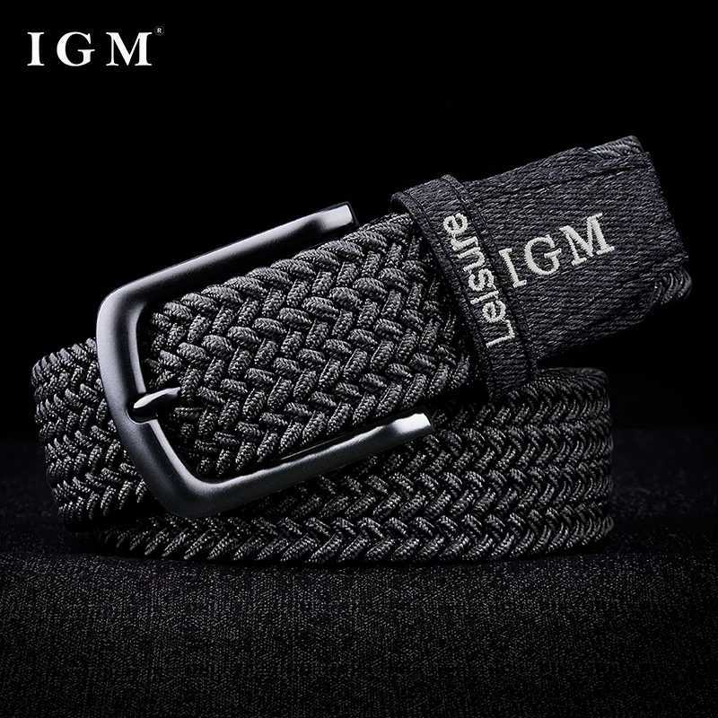 Men Belt Braided Stretchy Breathable and Comfortable Belt for Men Woven Canvas Belt for Versatile Jeans BeltW251030
