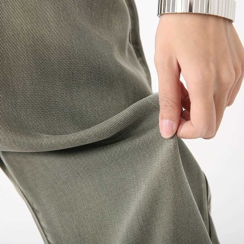 Lyocell High Waisted Thin Jeans Women Clothing Straight Tube Wide Leg Denim Pants Retro Streetwear Jean Trousers Lengthening J251031