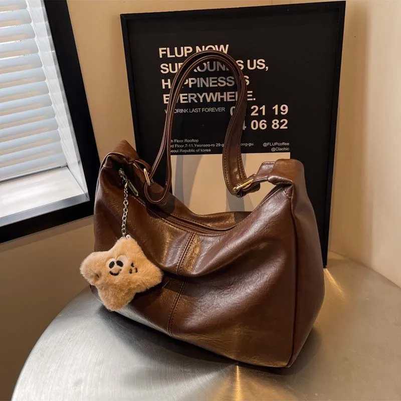 Designer Trendy Slouchy Shoder Bag for Wen PU Leather Large Capacity Underarm Bag Crossbody Bags Purses and Handbags bolsa1 Y251120