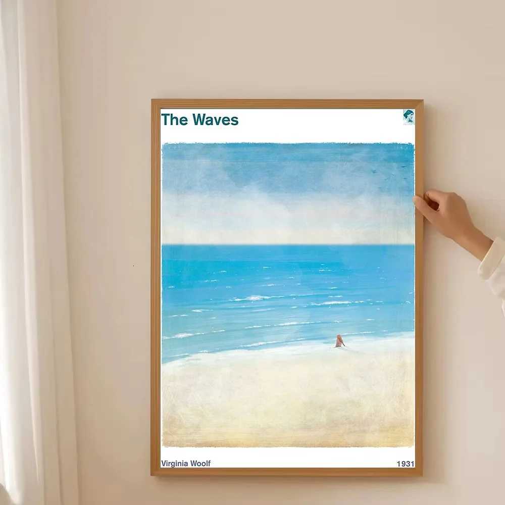 Coastal Canvas Wall Art Ocean View Decor Beach Sunset Print Seascape Painting Minimst Home Decor Tranquil Vibes Artistic Gift C251031