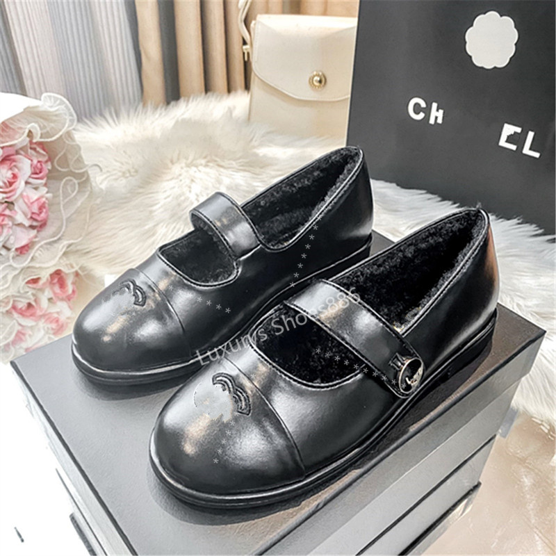 2025 Paris designer Ballet Flats cha Shoes Women brands Quilted Genuine Leather Slip on Ballerina Round Toe Ladies Dress CCShoes De Mujer size 35-40 no box