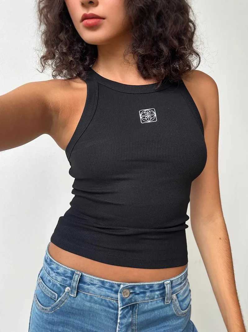 luxery Womens letter Graphic Tank Top Punk Y2K Top women Clothes aesthetic Black Slveless Harajuku 90s Vintage Clothes Emo Grunge designer C251031