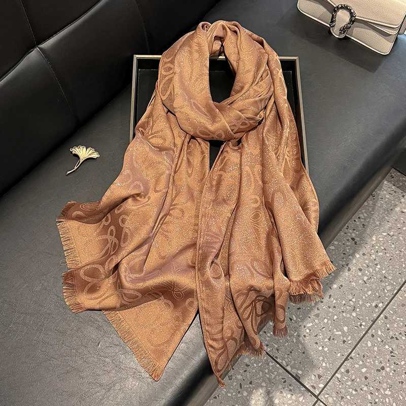 New Ladies Elegant Print Hijab Tencel cotton long scarf With Four Seasons Sun Protection Scarf Decoration Shawl Wrap Headscarf C251031