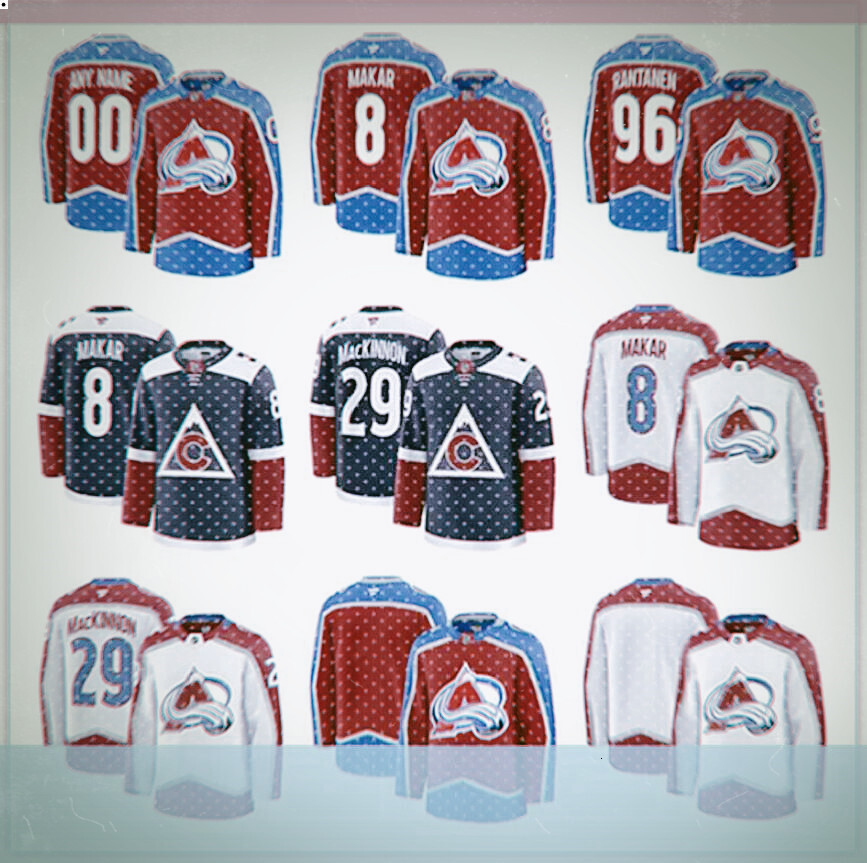 2025 Casey Mittelstadt Avalanche Hockey Jersey Nathan MacKinnon Mikko Rantanen Joe Sakic Patrick Roy Gabriel Landeskog Cale Makar Andrew Cogliano Alternate