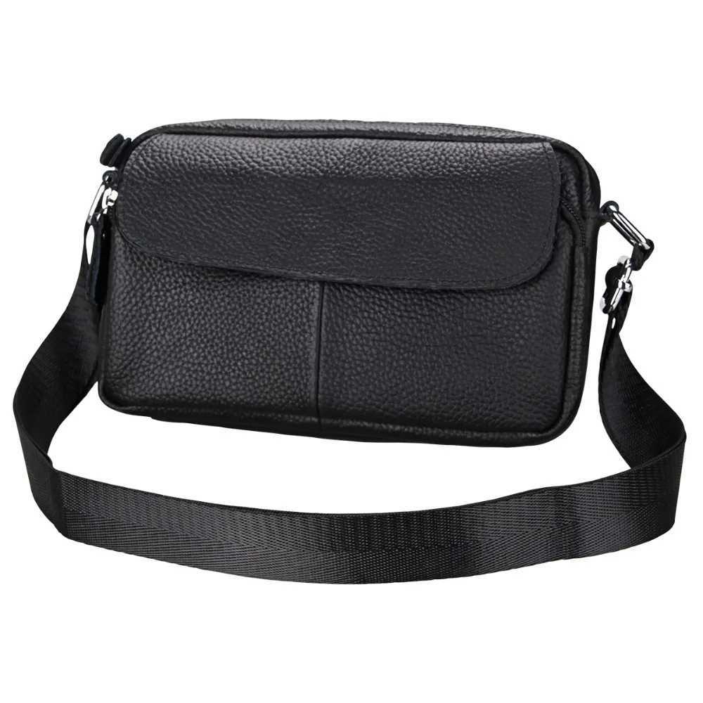 Women Messenger Bag Cow Genuine Leather Soft Zipper Hasp Single Fashion Female Bag Brand Casual Women Crossbody Bag W251031