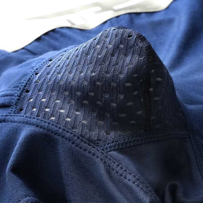 Bullet separate underwear Mens ventilated summer dry underpants Ice silk bag ice healthy boxersT251031