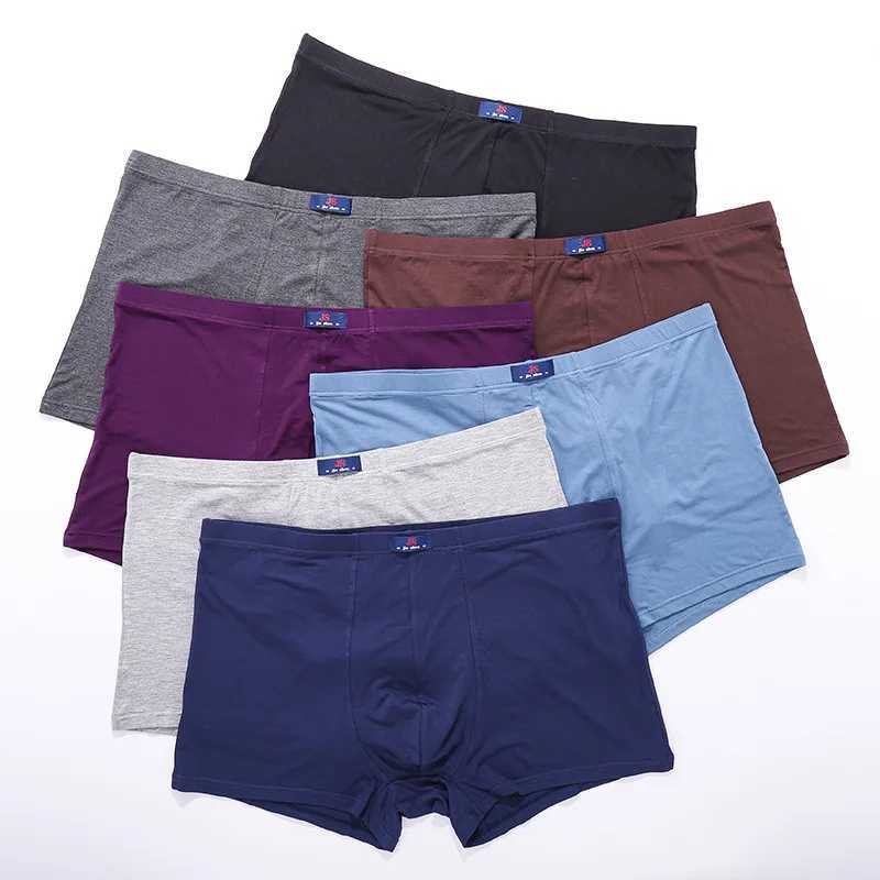 Men Boxer Underwear Loose Large Size Breathable Underpants 4XL 5XL 6XL Oversize Panties for Chubby Men Plus Size Boxers PantiesT251031