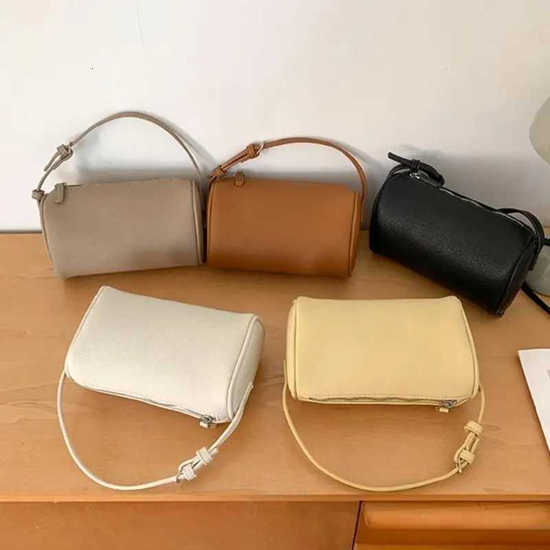 X5XA Eye Catching Cylinder Handbag PU Leather Shoulder Bags With Adjustable Strap For Casual Outings And Special EventT251031