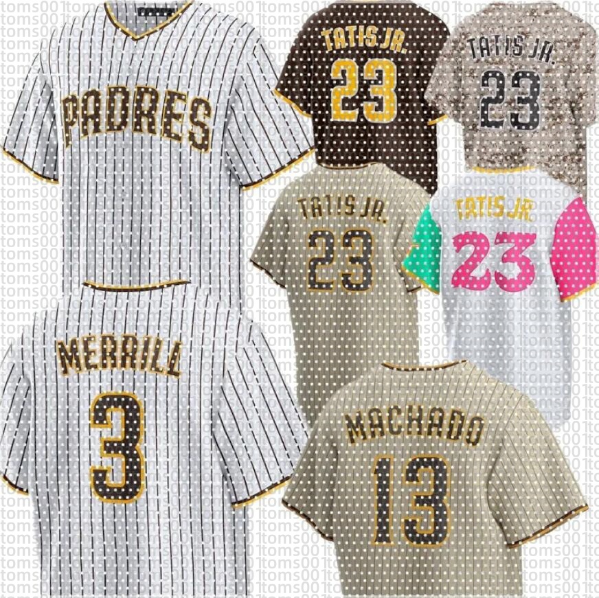 MLB Padres Baseball Jersey Fernando Tatis Jr. Manny Machado Yu Darvish Xander Bogaerts Dylan Cease Eguy Rosario Joe Musgrove Gonzalez Gavin Sheets Jackson Merrill
