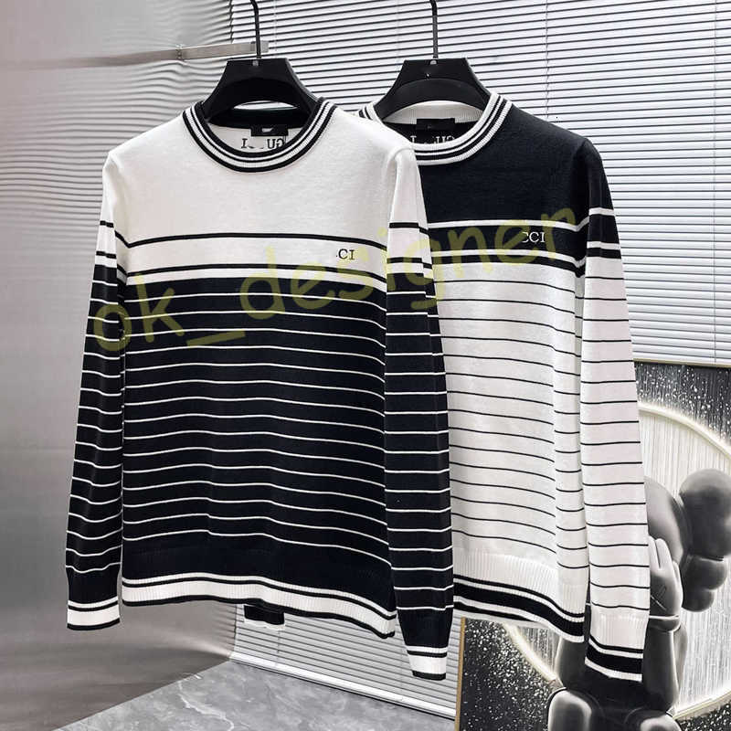 Mens Designers Sweater For Autumn Winter Long Sleeve Pullover 2025 New Wool Blend Crew Neck Sweater Wool Sweater Base Shirt letter Embroidered Sweatshirt Size M-3XL