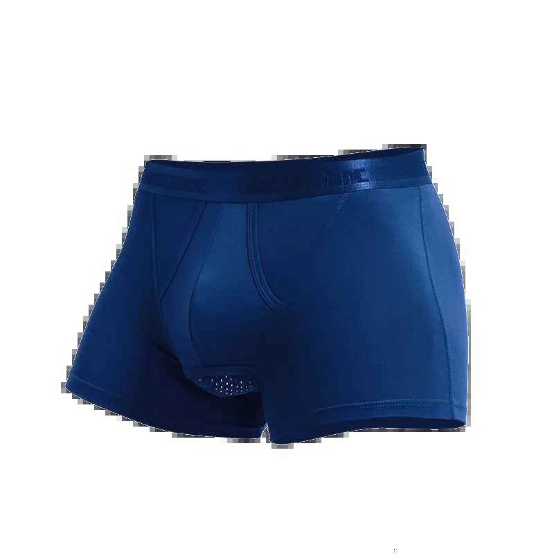 4PCSMens underwear mens foreskin bullet separation overly long barrier shorts scrotal support flat pants four cornersT251031