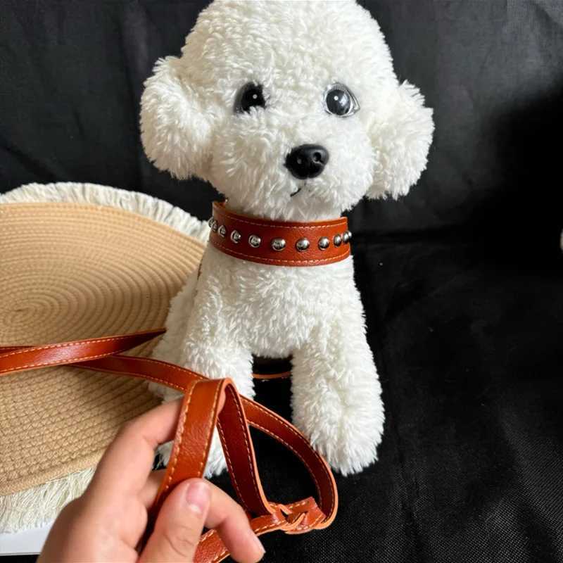 Soft PU Leather Cat Harness Small Dog Harness and Leash Set Dogs Accessories Schnauzer Pomeranian Arnes Para Perro C251031