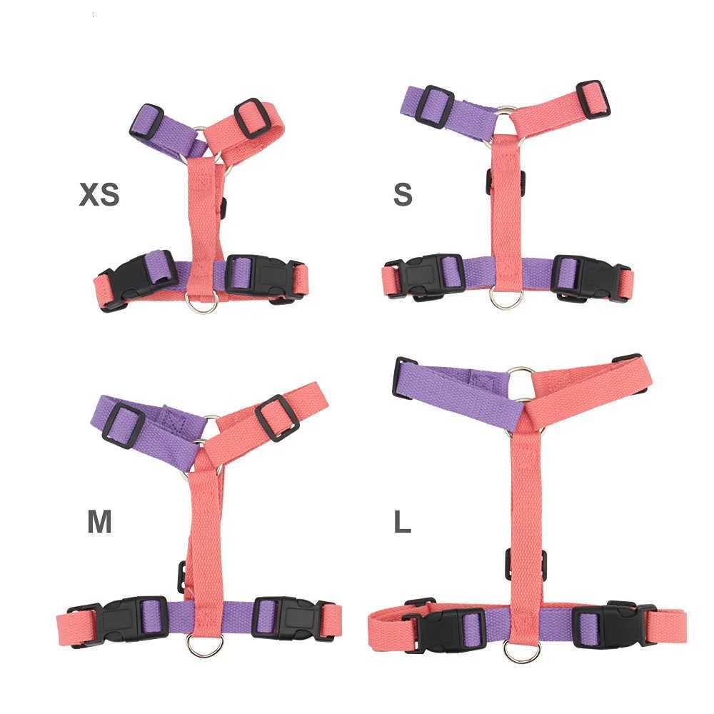 Pet Dogs Harness and Leash Set Adjustable Cat Puppy Walking Running Safe Soft Traction Escape Proof Pet Supplies Harness Belt C251031