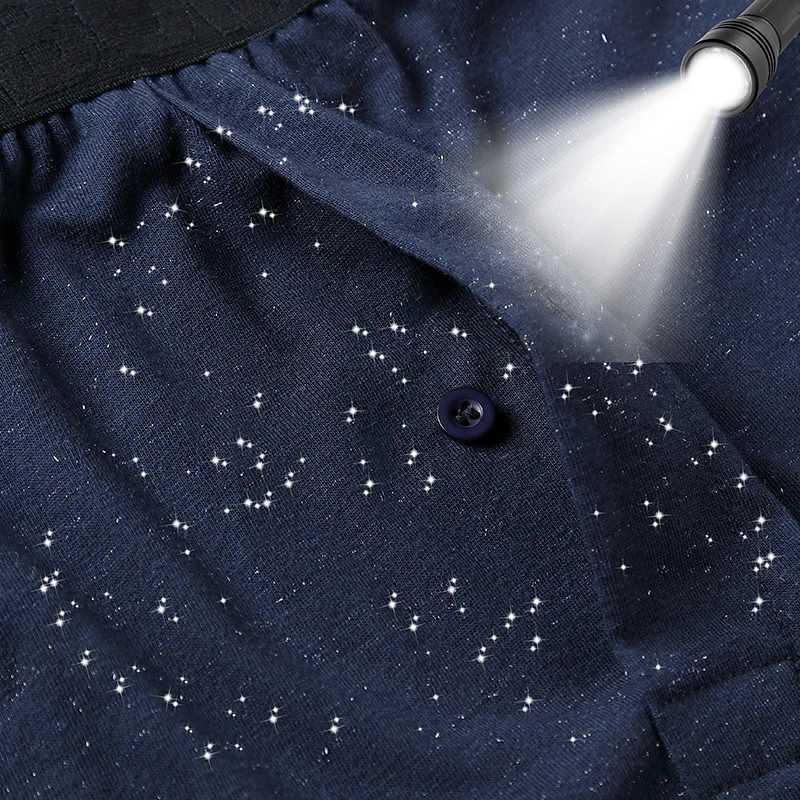 5pcs Reflective Mens Panties Cotton Boxershorts Comfortable Boxers Shorts Brand Man Underwear Hot Men Underpants Homme TrunksT251031