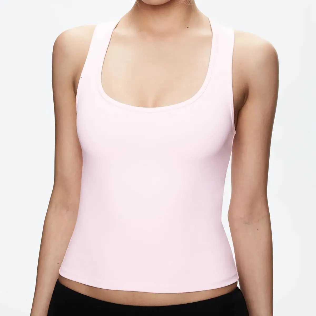 Tank Summer Womens Camisole with Wide Shoulder Straps Racerback Tank Top Sexy Top Casual Sports Everyday Wear C251031