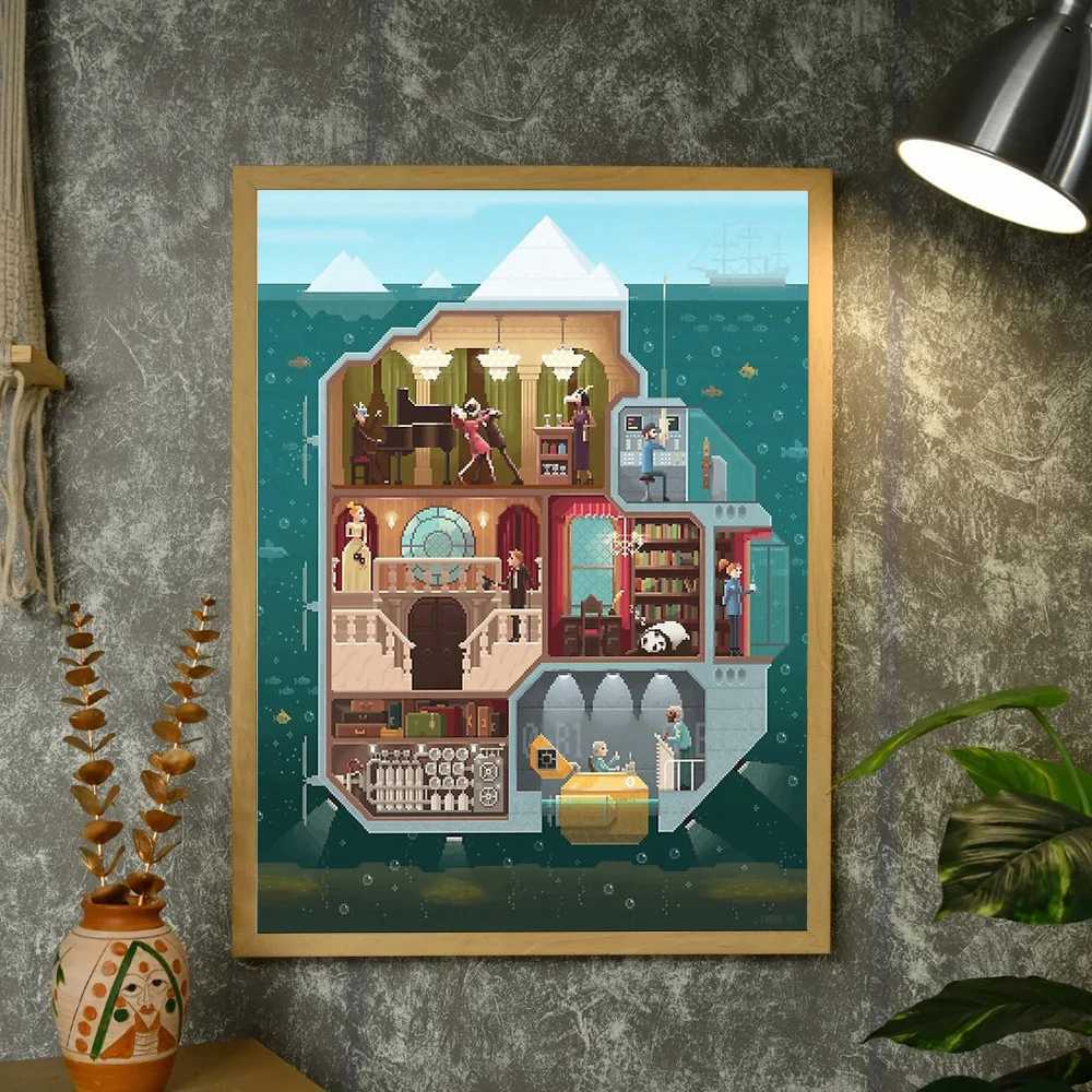 Mystical Forest Fox Canvas Wall Art Nature Wildlife Landscape Painting Home Decor Gift Modern Decor C251031