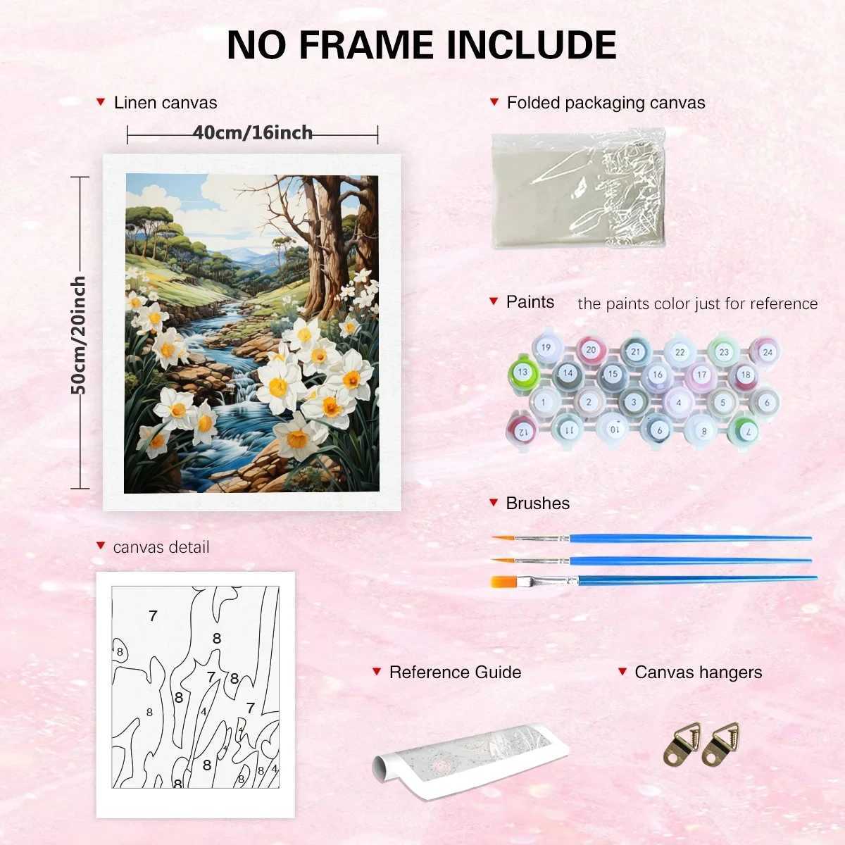 RUOPOTY Frame Diy Painting By Numbers Illustration Kits Cat Picture Coloring By Numbers For Adults Handicrafts For Diy Crafts C251031