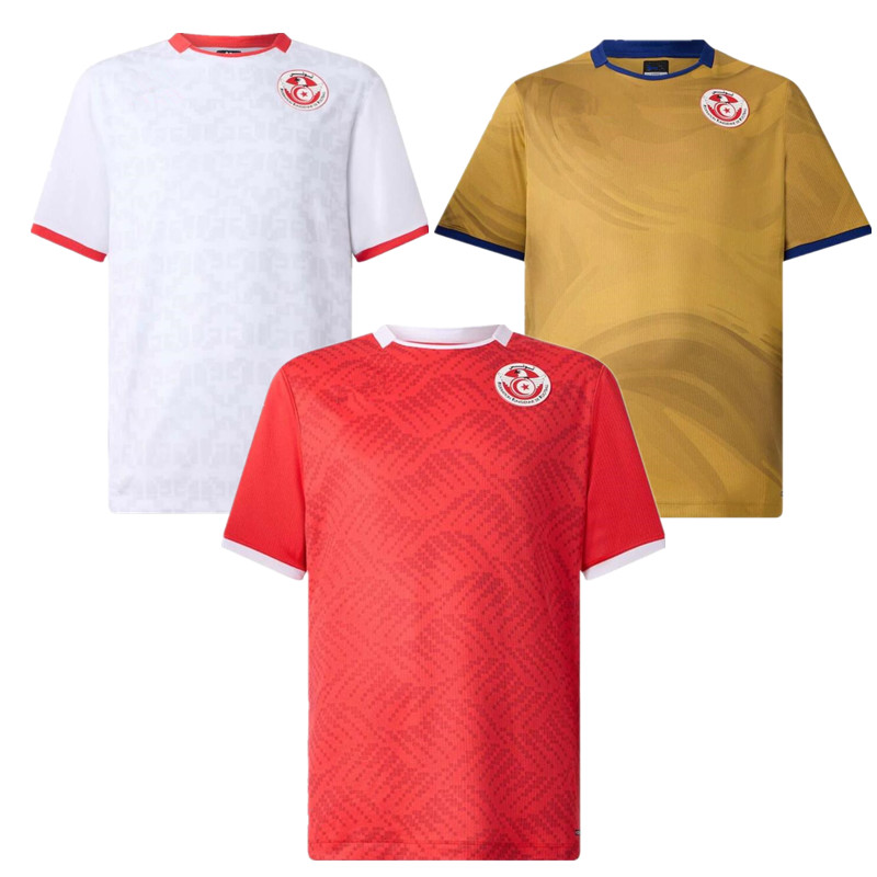 2025 2026 Tunisia Soccer Jersey Camisetas de futbol 25 26 Tunisia maillots de football home away third jerseys shirt uniforms
