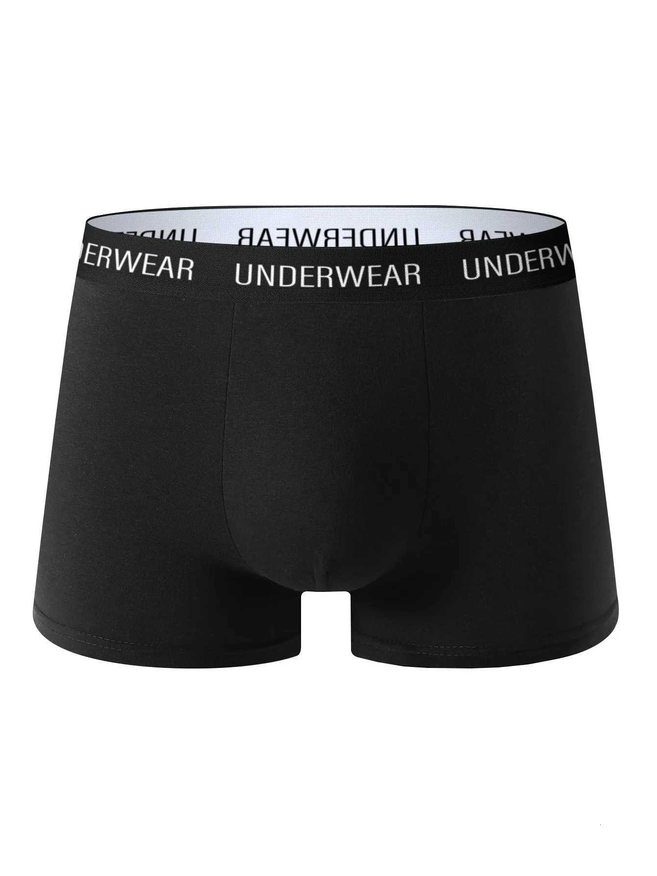 5 Pieces Mens Underwear Healthy Soft Comfortable HighQuality Mens Boxers Briefs Black Stylish Trendy Casual Sports PantiesT251031