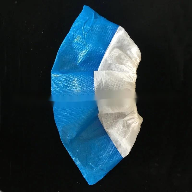 Disposable Mechanism Coated Non-Woven Semi-Coated Waterproof Non-Slip Shoe Covers Bagged Dustproof Factory Direct Sale